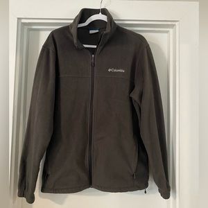 Men’s Large Grey Columbia Fleece Full Zip